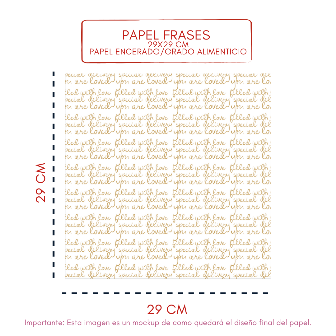 PAPEL FRASES