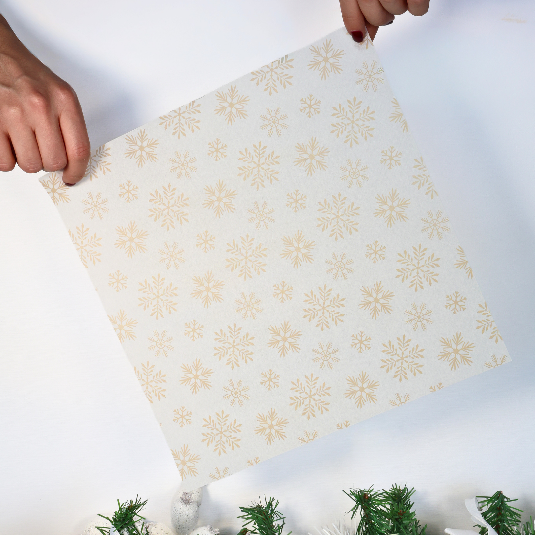 PAPEL COPOS DORADO