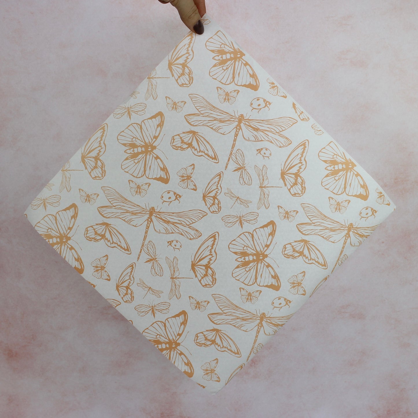 PAPEL MARIPOSAS / NARANJA