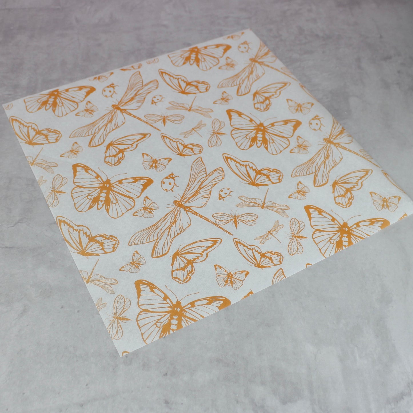 PAPEL MARIPOSAS / NARANJA