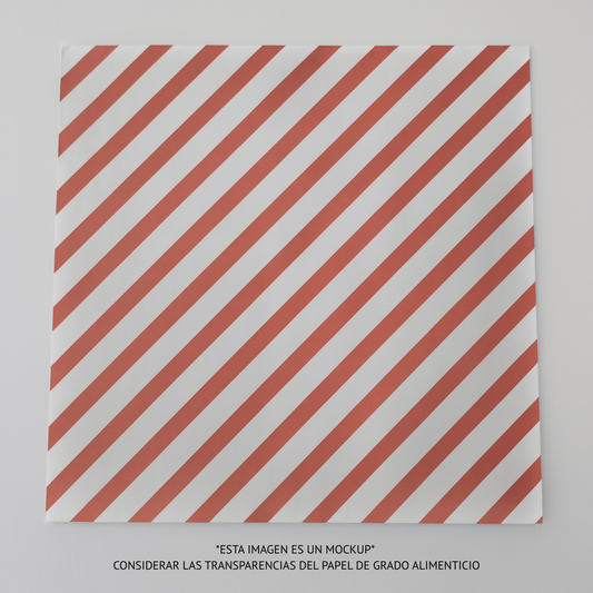 PAPEL LINEAS ROJO
