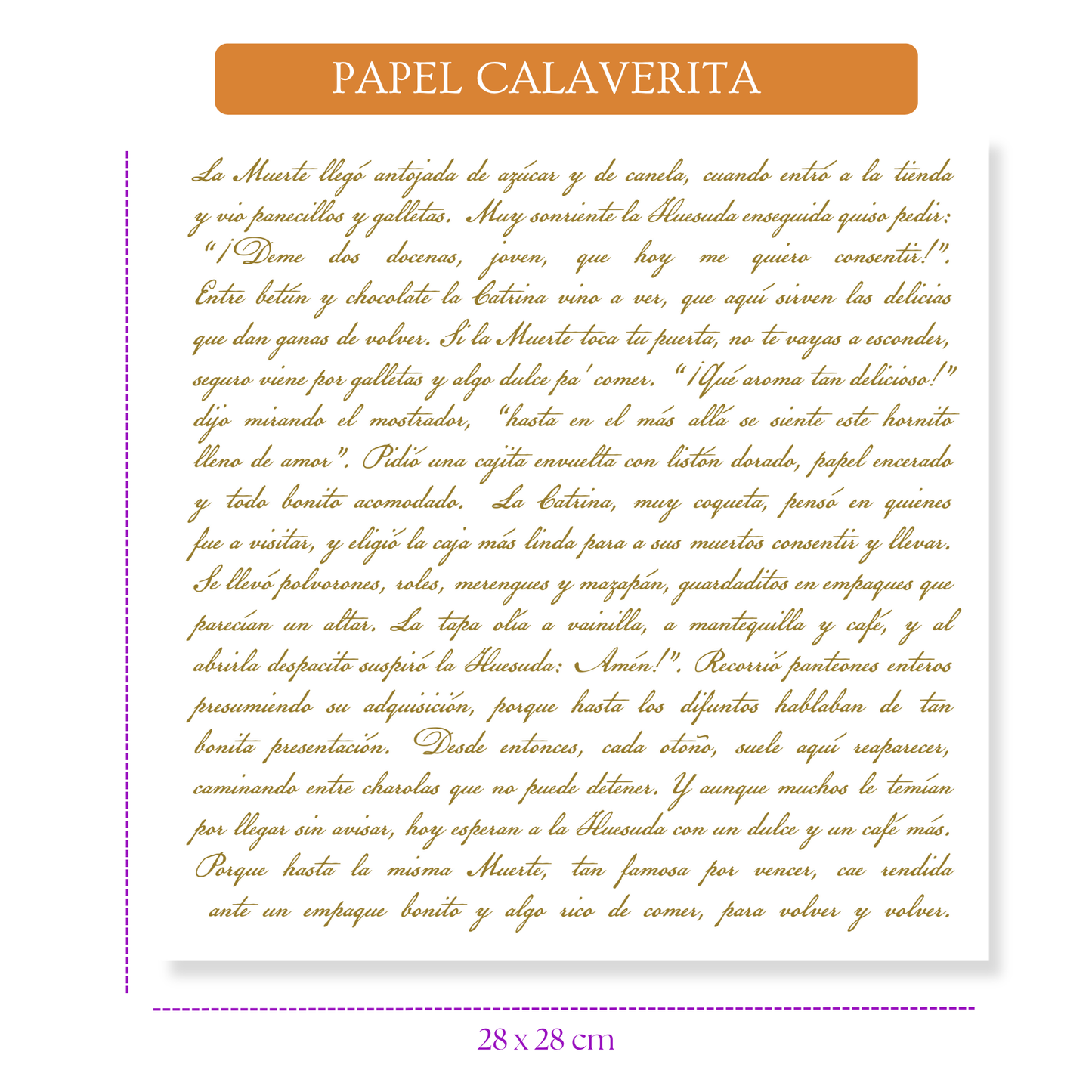 PAPEL CALAVERITA