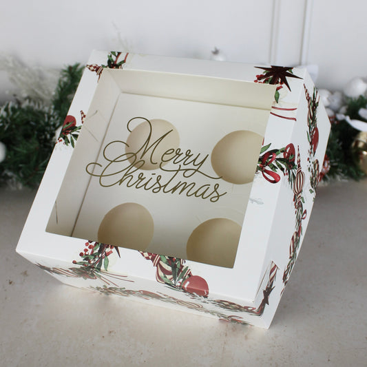CUPCAKES 4 CON FRASE NAVIDAD 2025