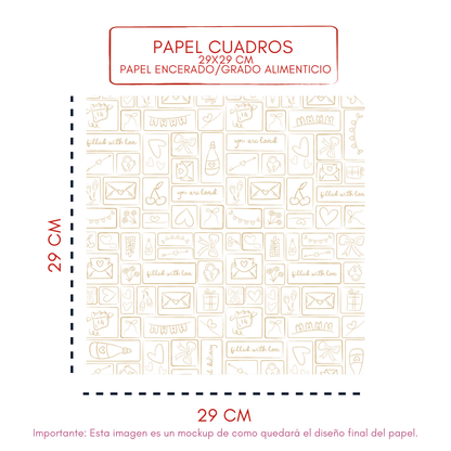 PAPEL CUADROS