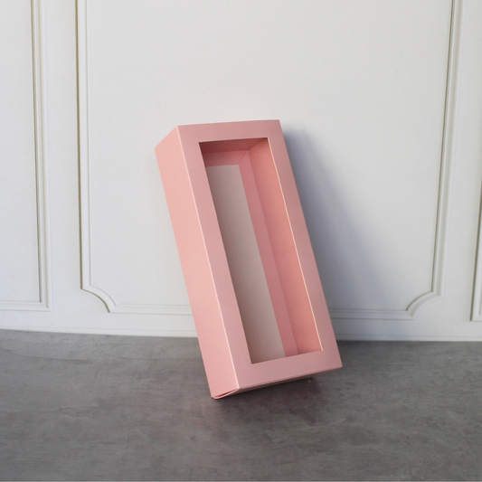 CERILLO GRANDE ROSA CON VENTANA
