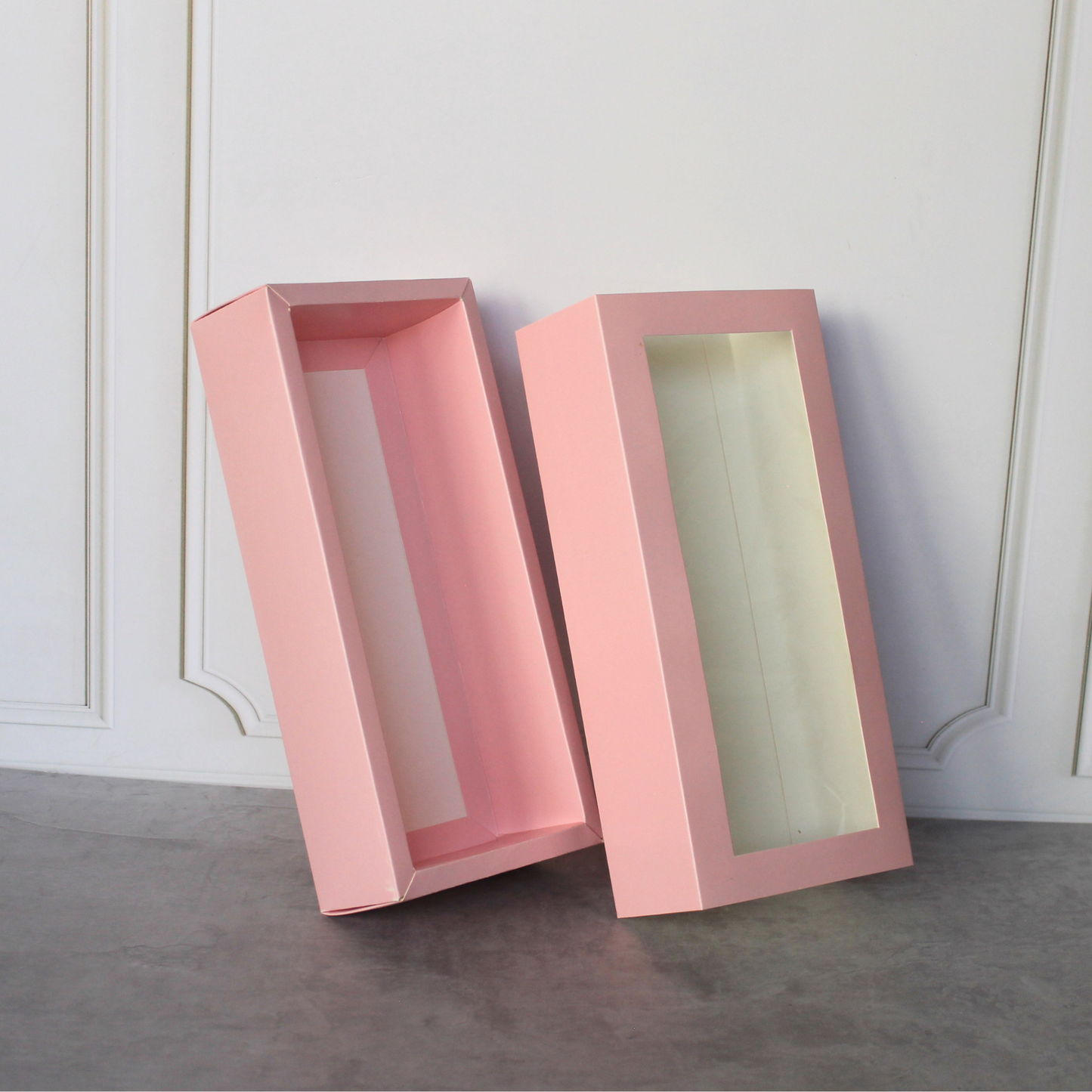 CERILLO GRANDE ROSA CON VENTANA
