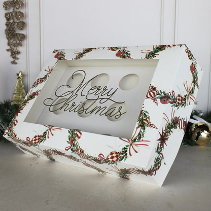 CUPCAKES 12 CON FRASE NAVIDAD 2025