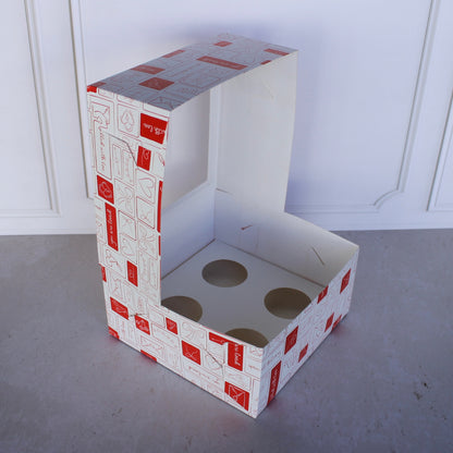 4 CUPCAKES VALENTINES