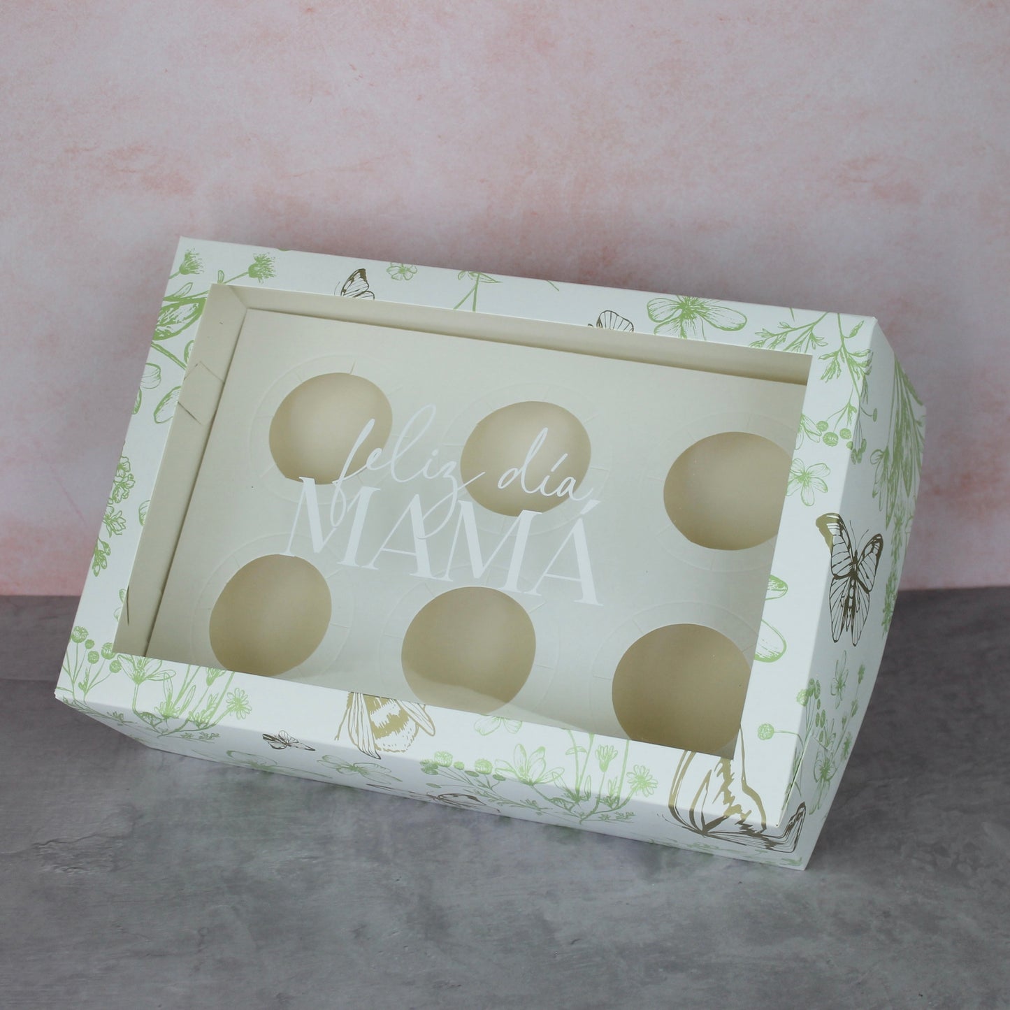 CUPCAKES 6 CON FRASE MAMÁ 2025