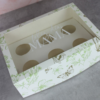 CUPCAKES 6 CON FRASE MAMÁ 2025