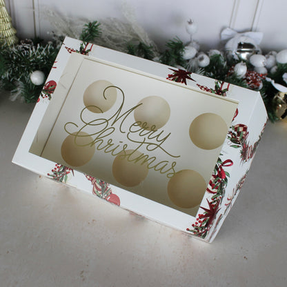 CUPCAKES 6 CON FRASE NAVIDAD 2025