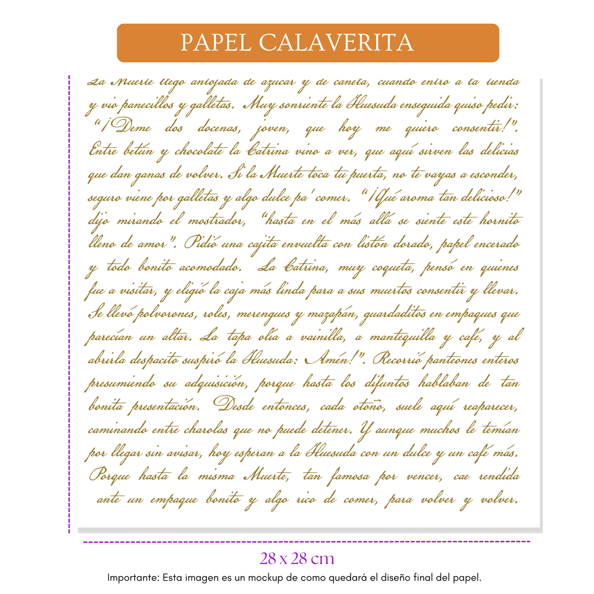 PAPEL CALAVERITA
