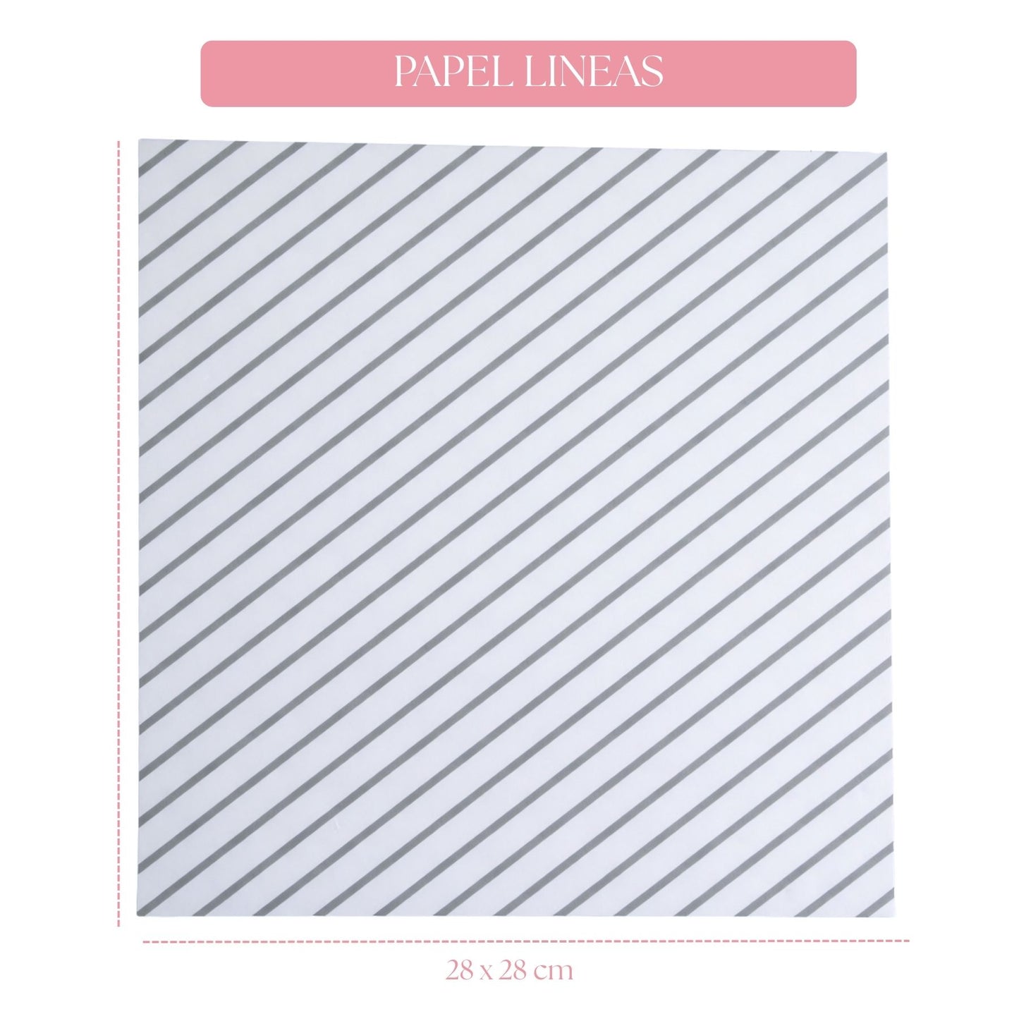 PAPEL LINEAS GRIS