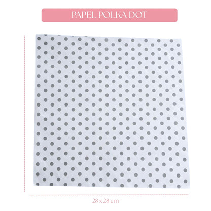 PAPEL PUNTOS GRIS