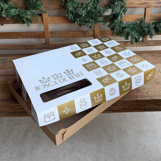PREVENTA Caja para Rosca de Reyes Grande