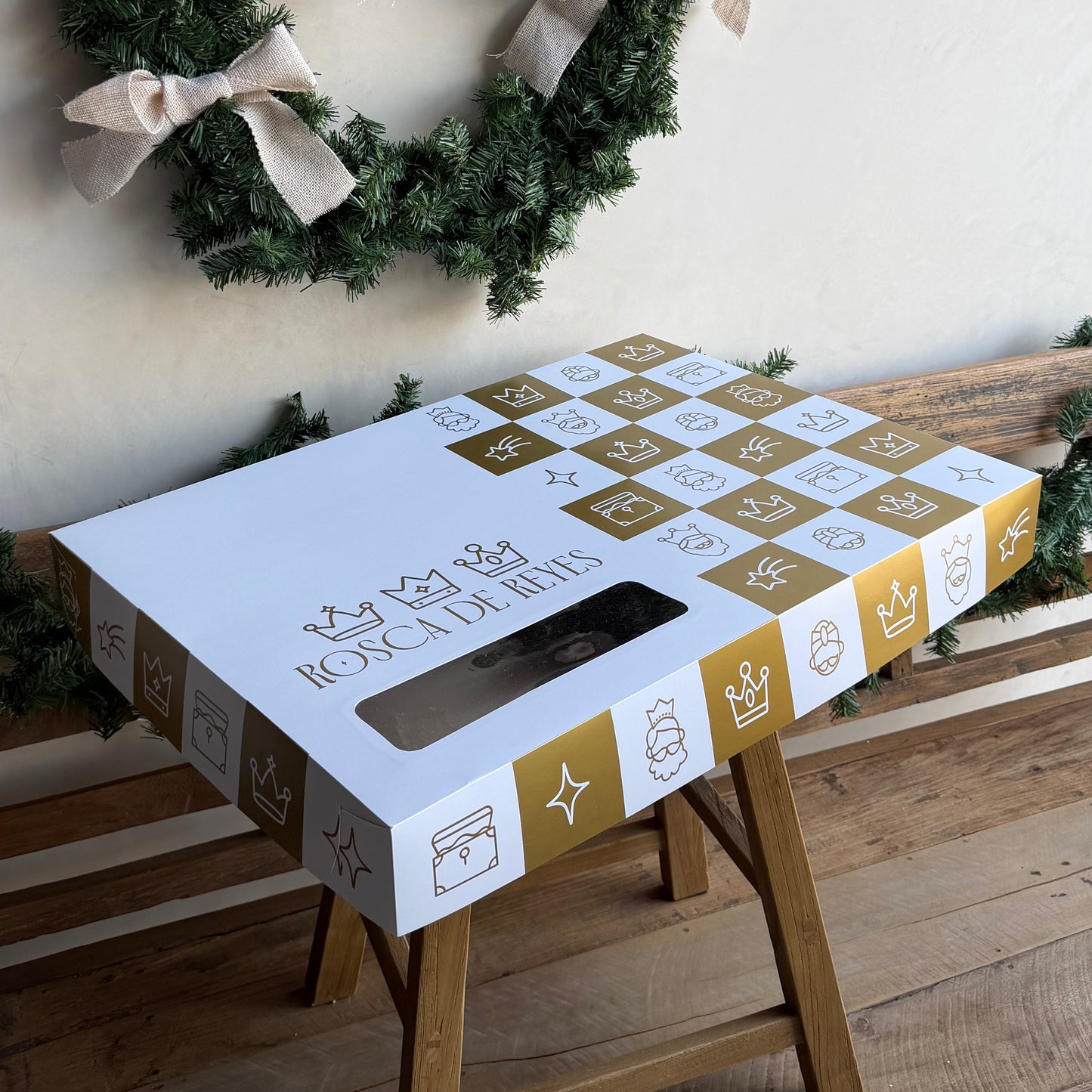 PREVENTA Caja para Rosca de Reyes Grande